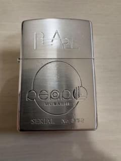 『 중고 품」Zippo 오일 라이터 본체 PEARL MUSASHI