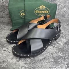 美品✨ Church’s チャーチ クロスベルト スタッズ 黒 38 美品✨ Church's チャーチ クロスベルト スタッズ 黒 38 - メルカリ