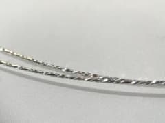 シルバー SV925 φ0.8mm 丸線 ダイヤカット入り 50cmのサムネイル