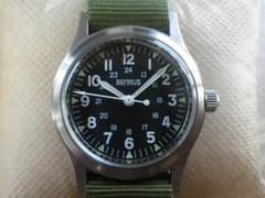 BENRUS ベンラス D-Day50周年記念限定復刻モデル 手巻き ハック機能のサムネイル
