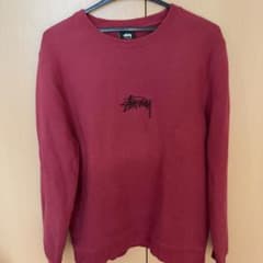 STUSSY スウェット ボルドー Mサイズのサムネイル
