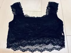 【美品】HK WORKS LONDON レース ブラトップ M インナー 黒のサムネイル