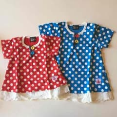 姉妹おそろいワンピース110.80のサムネイル