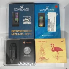 VAPEまとめ売り アトマイザー4点のサムネイル