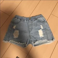キッズ デニムショートパンツのサムネイル