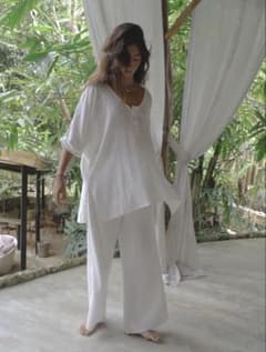 loveka ORGANIC COTTON SHORT/WHITE - メルカリ