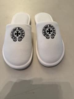 CHROME HEARTS スリッパ ホワイト L 正規店購入 購入証明コピー付 
