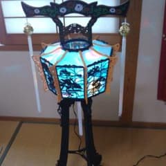 お盆提灯 回転菊燈2号のサムネイル