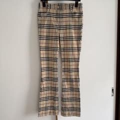 BURBERRY LONDON Nova Check Pants, Size 38