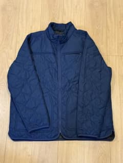 LANDS' END ネイビー キルティングジャケット