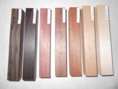 木材 ペン軸用ブランク 7種セット DIY 工芸品 旋盤のサムネイル