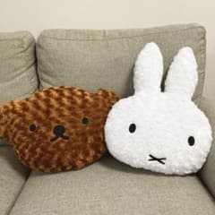 【未使用】ミッフィー  ボリス　ローズボアクッション　2個セットのサムネイル