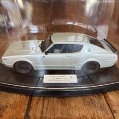 スカイライン 2000 GT-R 1/24 シルバー　完成品 スカイライン 2000 GT-R 1/24 シルバー 完成品 - メルカリ