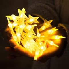 ハロウィン クリスマス イルミネーションライト 防水LED 3M 星型のサムネイル