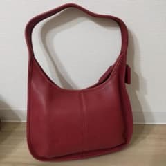 COACH オールドコーチ エルゴ ergo 赤 レザー ワンショルダーバッグ