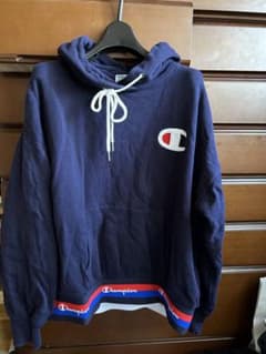 Champion ネイビー パーカー フード付きのサムネイル