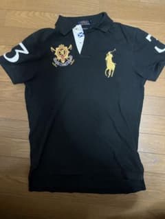 Ralph Lauren ブラック ポロシャツ S swag y2kのサムネイル