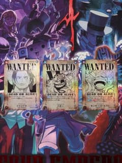 ワンピースカード 9弾 ルフィ シャンクス バギー 手配書 sp 3枚セット