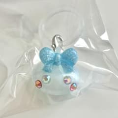 ほっぺちゃん　めじるし キーホルダー　ブルーパールのサムネイル