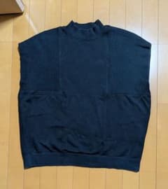 HAAG ハーグ スウェットベスト ブラック S