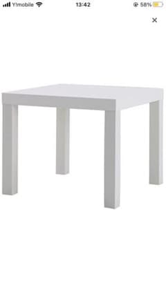 IKEA 白　ホワイト　机のサムネイル