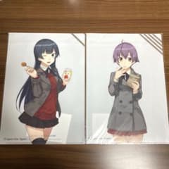 [신품 미사용] 익명 배송 함 이것 × 로손 콜라보 A4 클리어 파일 2 점