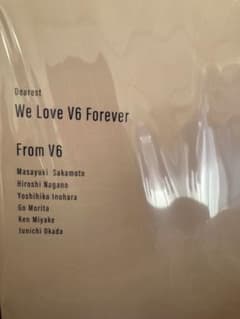 V6 ベストアルバム あなたのお名前入りスペシャルBOX盤 フォトアルバムセット V6 ベストアルバム あなたのお名前入りスペシャルBOX盤 フォト
