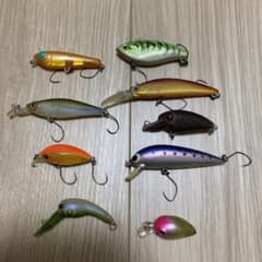 管釣り　トラウト　プラグ　まとめ売りのサムネイル