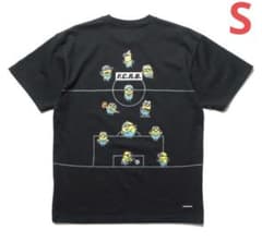신품 미개봉 24ss FCRB × 미니언즈 TEE BLACK S 콜라보레이션