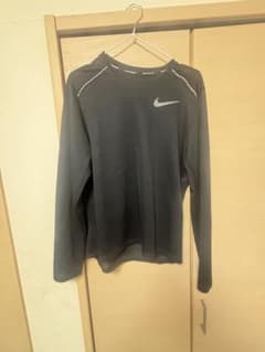 NIKE RUNNING Dri-FIT 長袖シャツ 黒 Sのサムネイル