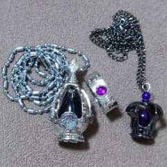 暁美ほむら ソウルジェムネックレス ダークオーブネックレスセット 叛逆の物語 ソウルジェム ダークオーブ ネックレス リング セット 暁美ほむら まど