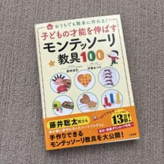 子どもの才能を伸ばすモンテッソーリ教具100 おうちでも簡単に作れる!のサムネイル