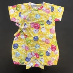 ベビー 甚平 ロンパース 60-70cm ヨーヨー柄のサムネイル