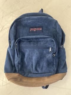 JANSPORT コーデュロイ リュック ネイビーのサムネイル