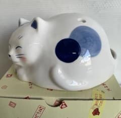 蚊取り線香入れ 陶器 蚊取り線香ホルダーネコ うたたね猫 - メルカリ