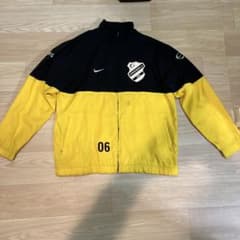 【古着】ナイキ NIKE ツートンカラー 刺繍ロゴ ナイロンジャケット Lのサムネイル