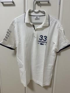 LACOSTE 33 ポロシャツ サイズ3 ホワイト - メルカリ