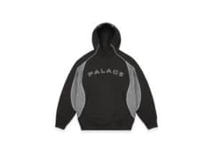 Palace ブラックパーカー フード付きのサムネイル