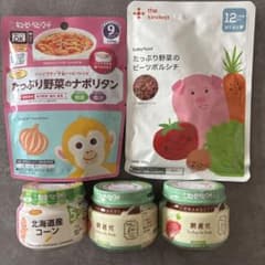 キューピー+the kindest ベビーフード 離乳食 5点セットのサムネイル