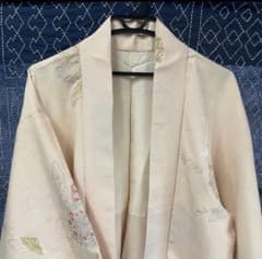 【ピンク正絹羽織】正絹羽織 正絹 着物 和装 ピンク 花柄