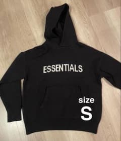 優*様 ニットパーカーフーディ黒エッセンシャルFOG ESSENTIALSのサムネイル