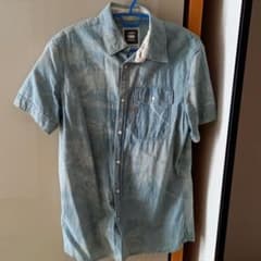 メンズ 半袖シャツ デニムシャツのサムネイル