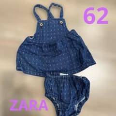 ZARA ベビー用 デニム風ワンピース セットのサムネイル