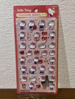 な*も様 【国内正規品】ボンボンドロップシール第一弾キティ【サンスター文具】のサムネイル