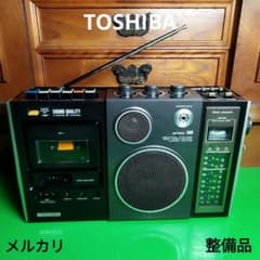 TOSHIBA　3BANDラジカセ　RT-580F TOSHIBA 3BAND（AM・FM・SW 短波放送）ラジカセRT-580F - メルカリ