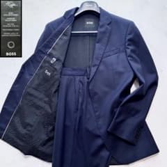 タグ&ガーメント付き/入手困難✨ヒューゴボス スーツ セットアップ シャンタン タグ&ガーメント付き/入手困難✨ヒューゴボス スーツ