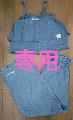 ALGY デニム パンツセットアップ　140のサムネイル