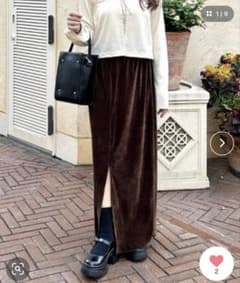 【kastane】チュールベロアスカートのサムネイル
