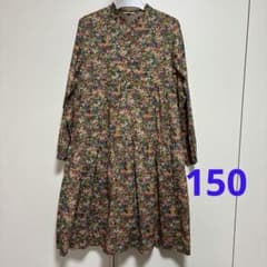 シップス　キッズ　リバティ　ワンピース　花柄　150