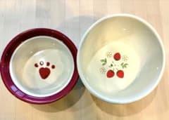 フードボール＆お水飲み用　2個セットのサムネイル